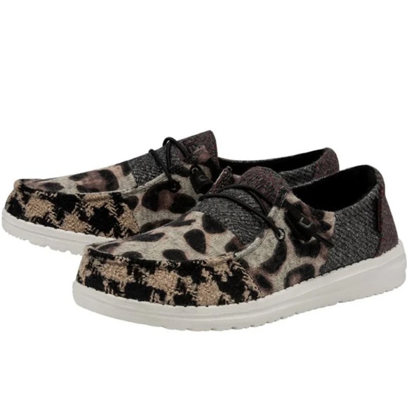 Hey Dude Womens Wendy Slip On Shoes- Patchwork Java - Picture 7 of 16